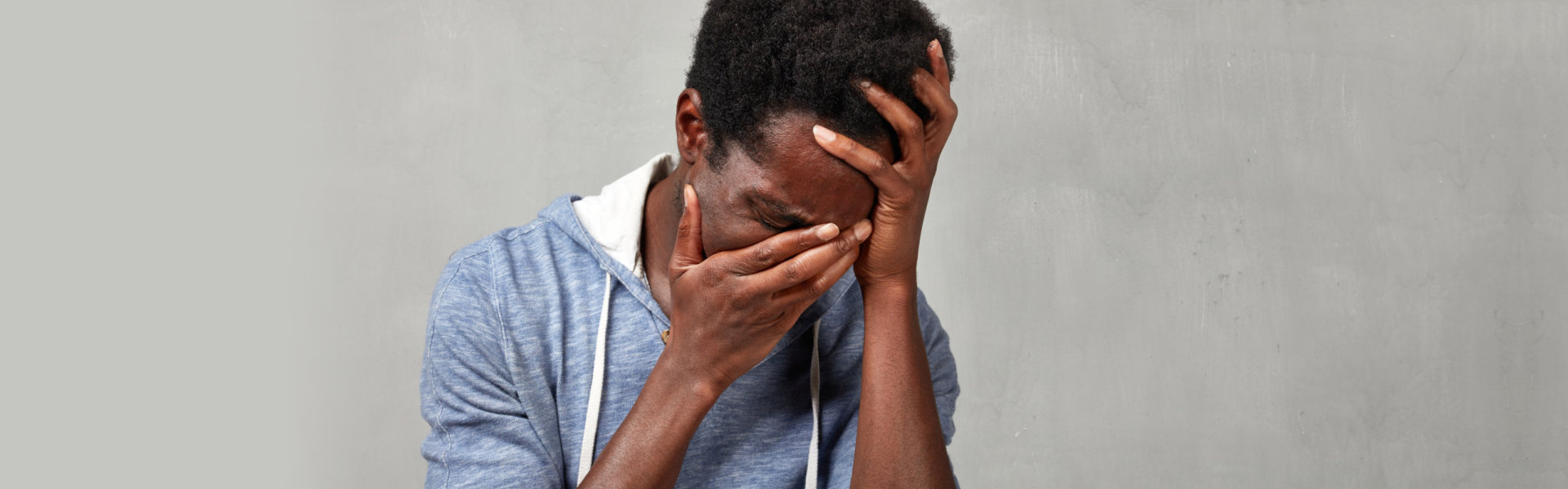 A man having problem